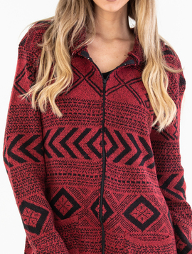 Cardigan Dama Neely Three Grena