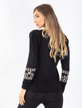 Pulover Dama Viviette Tenss Negru