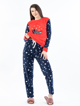 Pijama Dama Carson Rosu