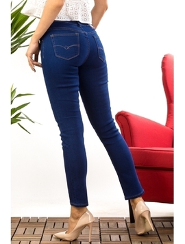 Blugi Dama Bumbac Denim Fashion Ten Bleumarin