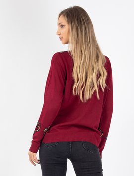 Pulover Dama Viviette One Grena