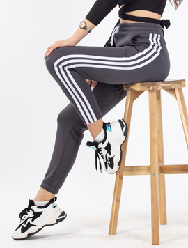 Pantaloni Dama Jacquetta Gri Inchis