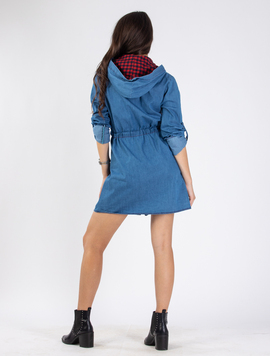 Rochie Dama Hallies Bleumarin