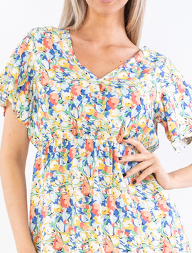 Rochie Dama Montague Three Bleu