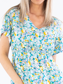 Rochie Dama Montague Seven Bleu
