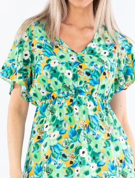 Rochie Dama Montague Nine Verde