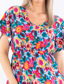 Rochie Dama Montague S Four Bleu