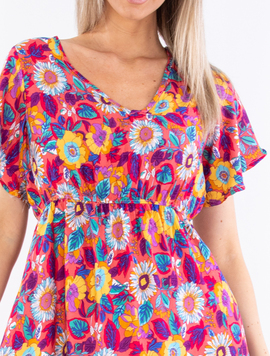 Rochie Dama Montague S Six Portocaliu