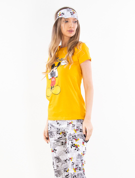 Pijama Dama Aretha Galben