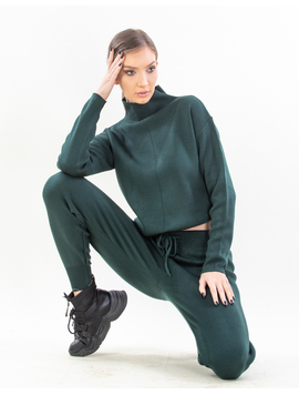 Compleu Dama Tricotat BiddyTwo Verde