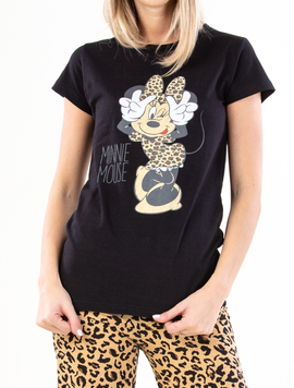 Pijama Dama MinniePrintOness Negru