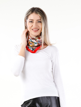 Esarfa Dama Nevada Rosu