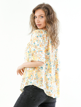Bluza Dama Mikkiss Two Galben
