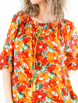 Bluza Dama Mikkiss Four Portocaliu