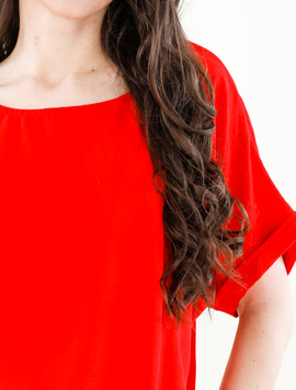 Bluza Dama Julianne Rosu