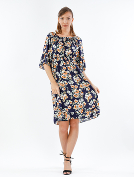 Rochie Dama Fiona SS Eight Bleumarin