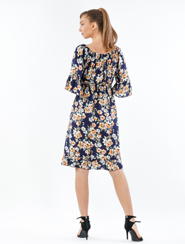Rochie Dama Fiona SS Eight Bleumarin