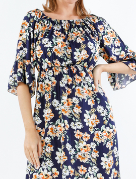Rochie Dama Fiona SS Eight Bleumarin