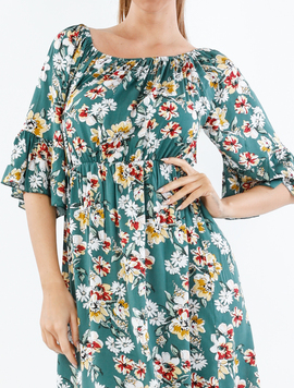 Rochie Dama Fiona SS Nine Verde