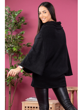 Poncho Dama Rossella Negru