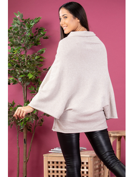 Poncho Dama Rossella Bej