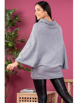 Poncho Dama Rossella Gri