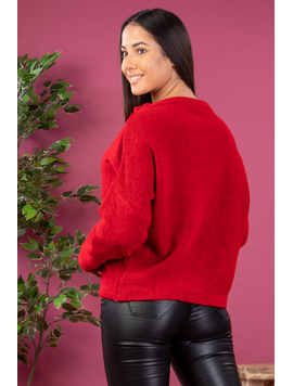 Pulover Dama Geoffrey Rosu
