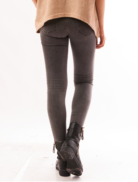 Jeans Dama Skinny Cu Rupturi Gri
