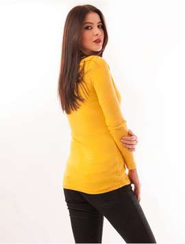 Pulover Dama Uni Simplicity Galben