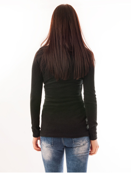 Pulover Dama Uni Simplicity Negru