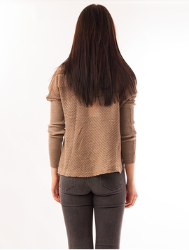 Bluza Dama Din Doua Piese Cu Lant Second Bej