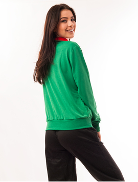 Bluza Dama Sport Cu Fermoar Activity Verde