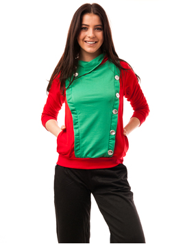 Bluza Dama Sport Cu Nasturi Falsi Monday Rosie