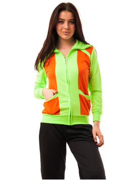 Bluza Dama Sport Cu Fermoar Viber Verde Deschis
