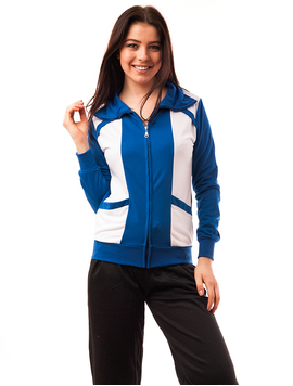 Bluza Dama Sport Cu Fermoar Viber Albastra