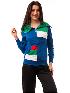 Bluza Dama Sport Cu Un Buzunar After Albastra