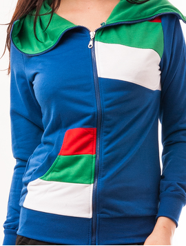 Bluza Dama Sport Cu Un Buzunar After Albastra