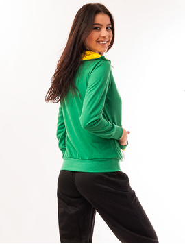 Bluza Dama Sport Cu Un Buzunar After Verde