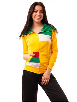 Bluza Dama Sport Cu Un Buzunar After Galbena