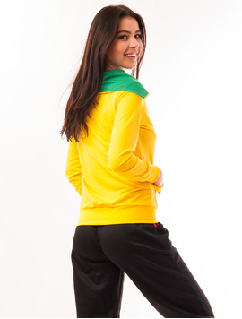 Bluza Dama Sport Cu Un Buzunar After Galbena