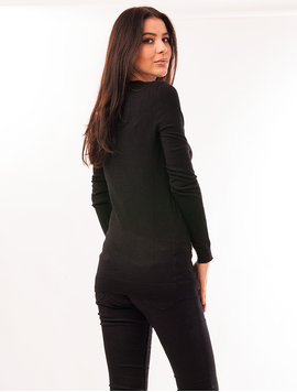 Pulover Dama Simplu Sunday Negru