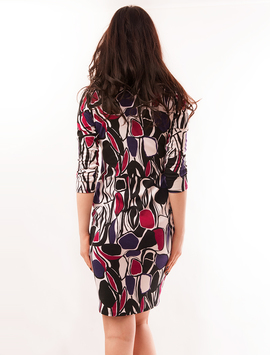 Rochie Mulata Cu Model Geometric Fantasy Mov