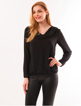 Bluza Dama Din Voal Throwback Neagra