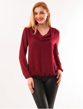 Bluza Dama Din Voal Throwback Grena 
