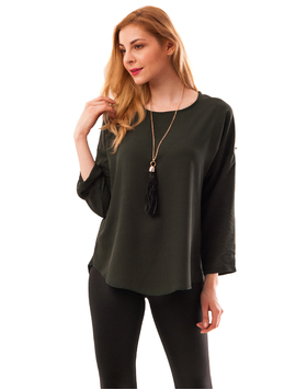 Bluza Dama Din Voal Souk Verde