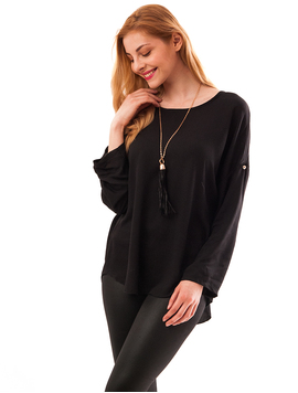 Bluza Dama Din Voal Souk Neagra
