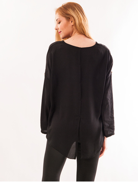 Bluza Dama Din Voal Souk Neagra