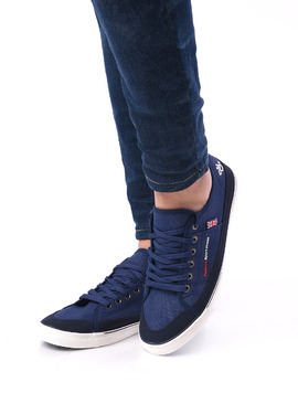 Tenisi Barbati Denim Cu Steag England Bleumarin