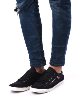 Tenisi Barbati Denim Cu Steag England Negri