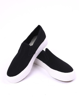 Espadrile Dama Cu Talpa Inalta Angel Negre